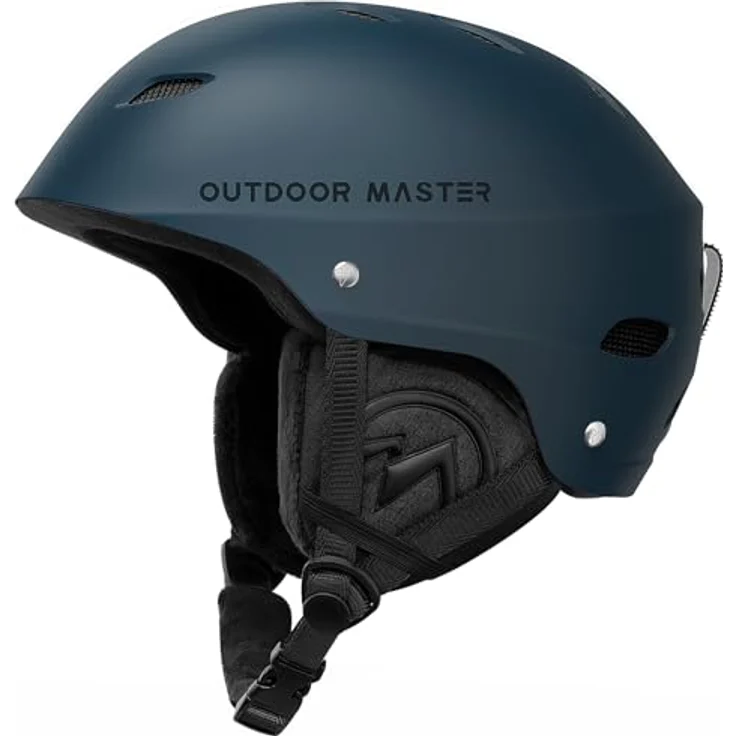 OutdoorMaster Kelvin Unisex Skihelm, Schneesporthelm mit 14 Belüftungsöffnungen, verstellbarem Größenrad und abnehmbaren Ohrpolstern, für Herren, Damen & Jugend – Bild 1