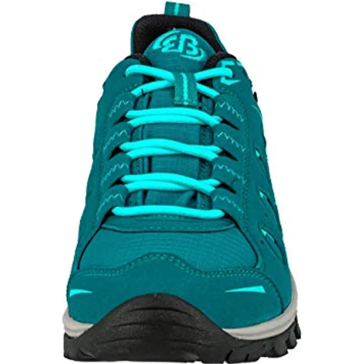 Brütting Mount Frakes Low, Damen Wanderschuhe mit rutschfester Vibram-Laufsohle, Textilausstattung, regulierbarer Schnürung, Grün, Größe 37 – Bild 3