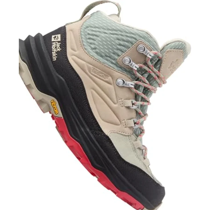 Jack Wolfskin CYROX TEXAPORE MID W, Damen Wanderschuh mit wasserdichtem TEXAPORE Gewebe, atmungsaktiv, VIBRAM-Außensohle, anthrazit – Bild 5