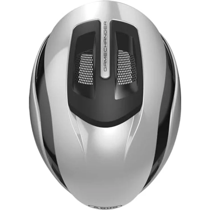 Abus GameChanger 2.0, Velohelm (54 - 58 cm) mit aerodynamischer Form und optimalem Luftstrom, Weiß – Bild 7