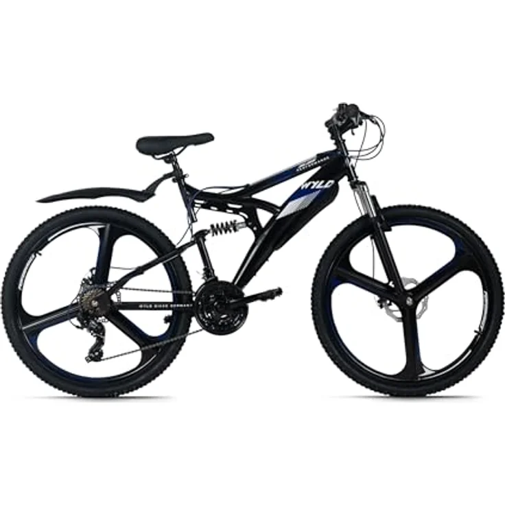 WYLD Mountainbike Fully 26'' Bliss, 21 Gänge, RH 47 cm, Magnesium-Laufräder, Vollfederung, mechanische Scheibenbremsen – Bild 1