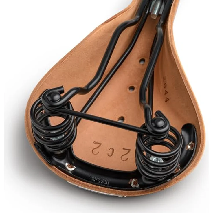 Brooks England Flyer, Velosattel mit klassischer Ledersattelform, schwarz, vorerweichter Satteldecke – Bild 5