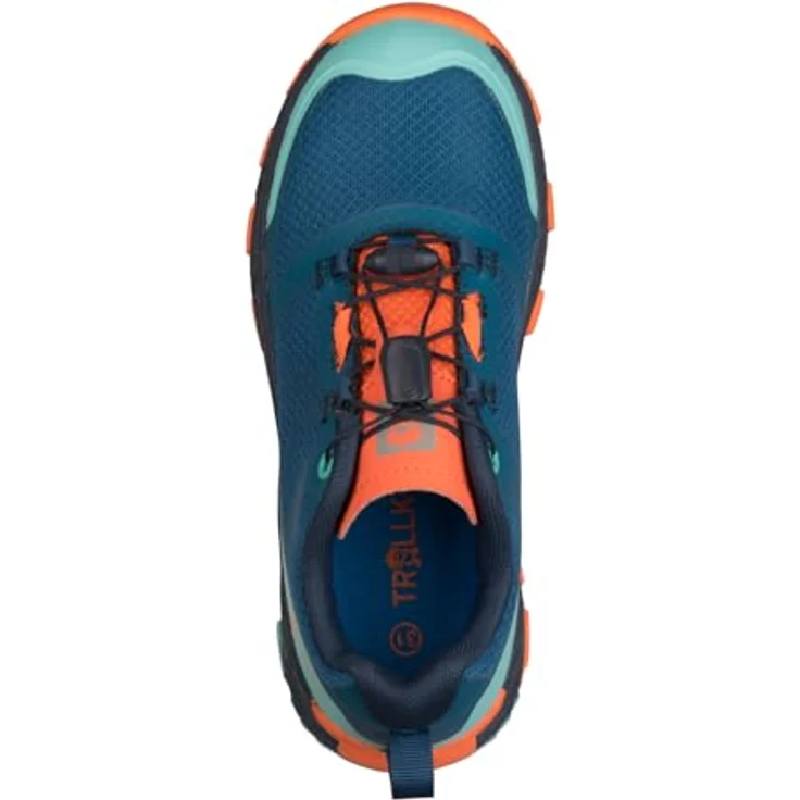 TROLLKIDS KIDS SANDEFJORD HIKER XT, Robuste Kinder Wander Schuhe mit Schnellschnürung und atmungsaktivem Obermaterial, blau, EU 37 – Bild 7