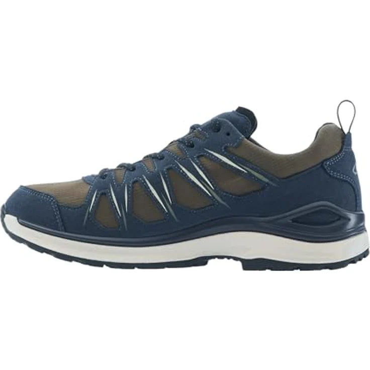 Lowa Innox Evo II GTX, Herren Walkingschuhe mit GORE-TEX®, Navy/Oliv, ideal für Speed-Hiking – Bild 2