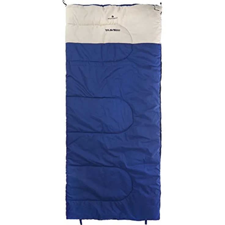 Ferrino Travel 200, Deckenschlafsack mit komplett öffnendem Design, Innenmaterial Baumwolle, blau, koppelbar, 1,88 kg – Bild 2