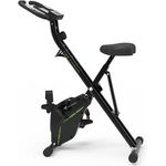 TRETMANN Neu Tretmann Hometrainer fahrrad Klappbar Set-extra bequem & leise [RelaxFoam] bis 150KG Belastbar Ergometer, Heimtrainer fahrrad, Ergometer Heimtrainer Senioren,  Bike Indoor, Fitnessbikes