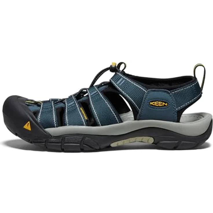 KEEN Newport H2, Herren Wander- und Schwimmsandalen, grau/navy, schnelltrocknendes Obermaterial, Gummisohle – Bild 3