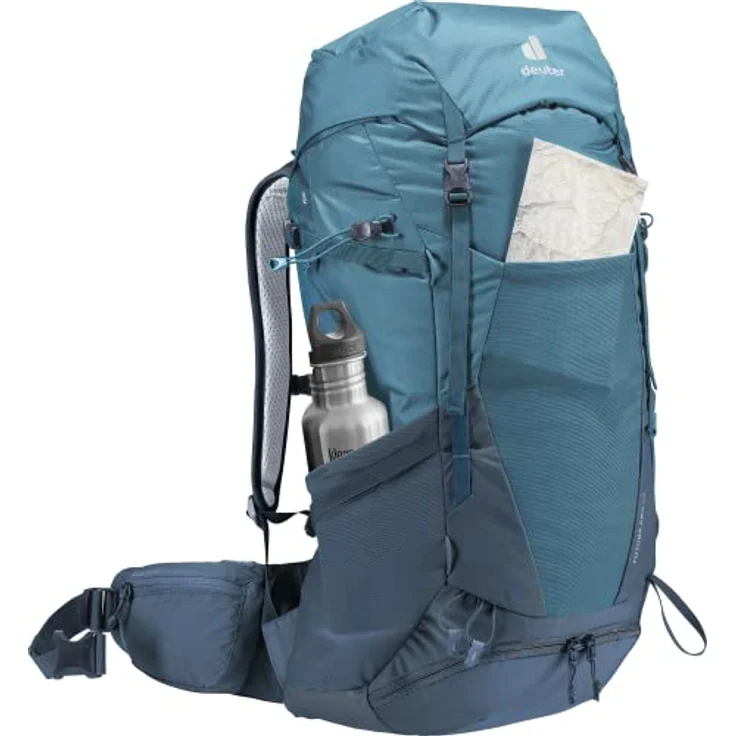 deuter Futura Pro 40 Wanderrucksack, L, Atlantic-ink - Maximale Belüftung und perfekte Lastübertragung – Bild 4