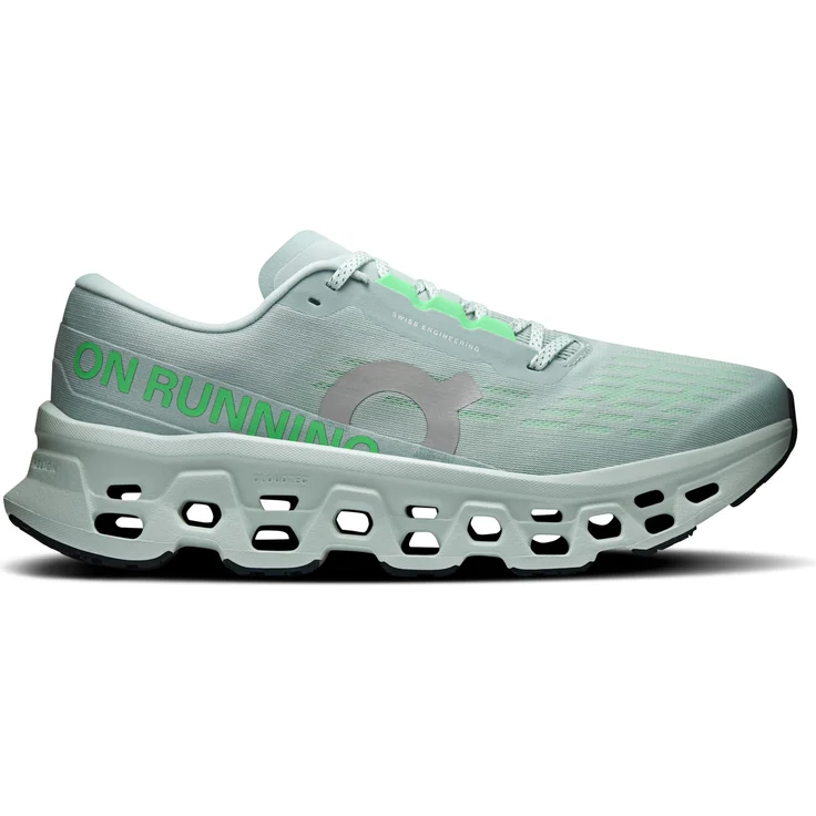 ON Cloudmonster 3 - Brook / Flurry, Neutrale Laufschuhe mit CloudTec®-Dämpfung, Größe: 10.5