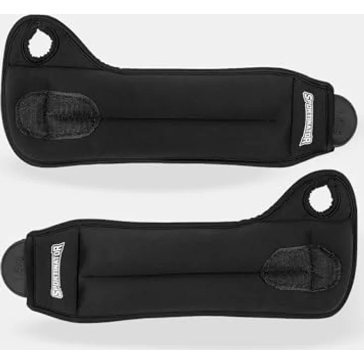 SPORTINATOR Arm- & Bein-Gewichtsmanschetten 2 * 0,5/1/1,5 kg Ankle Weights für Damen, Herren (2 * 0,5 kg) (2 x 1,5 kg) - Strapazierfähiges Polyester und PVC, Klettverschluss, Trainingserhöhung – Bild 4
