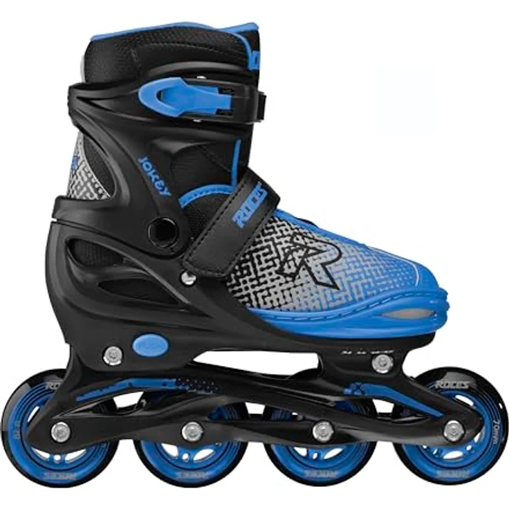ROCES Jokey X Boy, Rollschuhe mit einfacher Größenverstellung, anatomischer Polsterung und abnehmbarer Bremse, schwarz – Bild 2