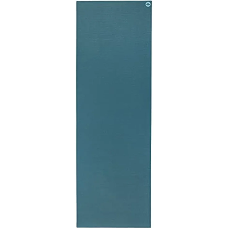 Yogamatte KAILASH PREMIUM, günstig & robust, rutschfest, schadstoffrei nach Ökotex 100, 183 x 60cm, 3mm dünne Privat- und Studiomatte, phtalatfrei, maschinenwaschbar (blau) - Made in Germany – Bild 3