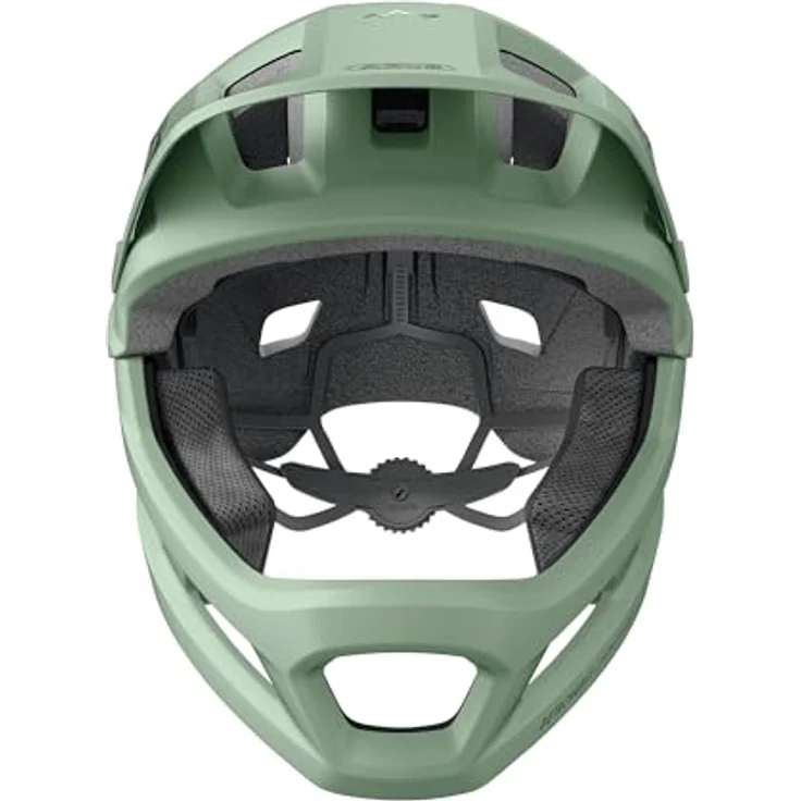 ABUS MTB-Helm YouDrop FF, Fullface Helm mit abnehmbarem Kinnbügel, Grün, Größe S – Bild 2