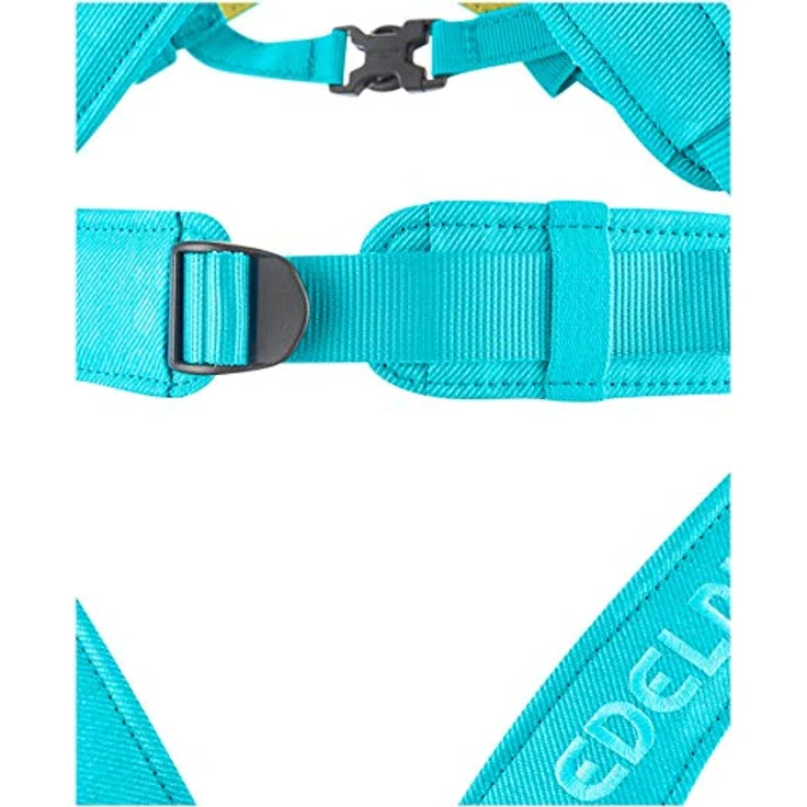 EDELRID Kinderklettergurt Fraggle III, gepolstert, mitwachsende Konstruktion, Größe: XXS, Farbe: icemint – Bild 5
