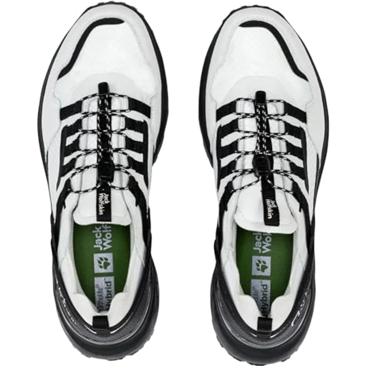 Jack Wolfskin Dromoventure Athletic Low M, Herren Wanderschuhe mit dämpfender EVA-Mittelsohle, Weiss – Bild 6