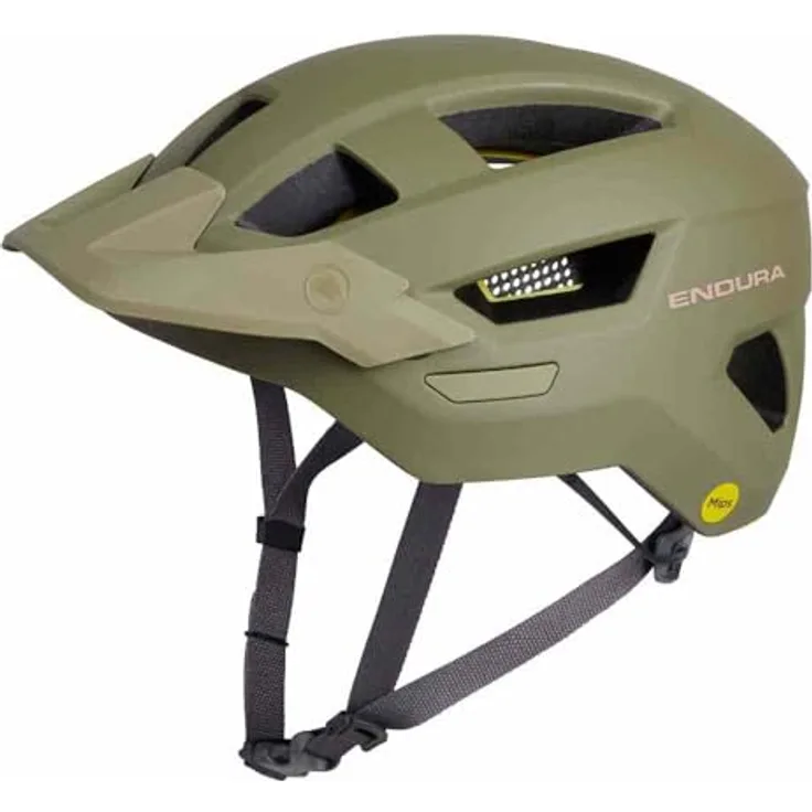 Endura Hummvee MIPS Helm, leichter Fahrradhelm mit MIPS-Technologie und individueller Anpassung, Tweed Grün