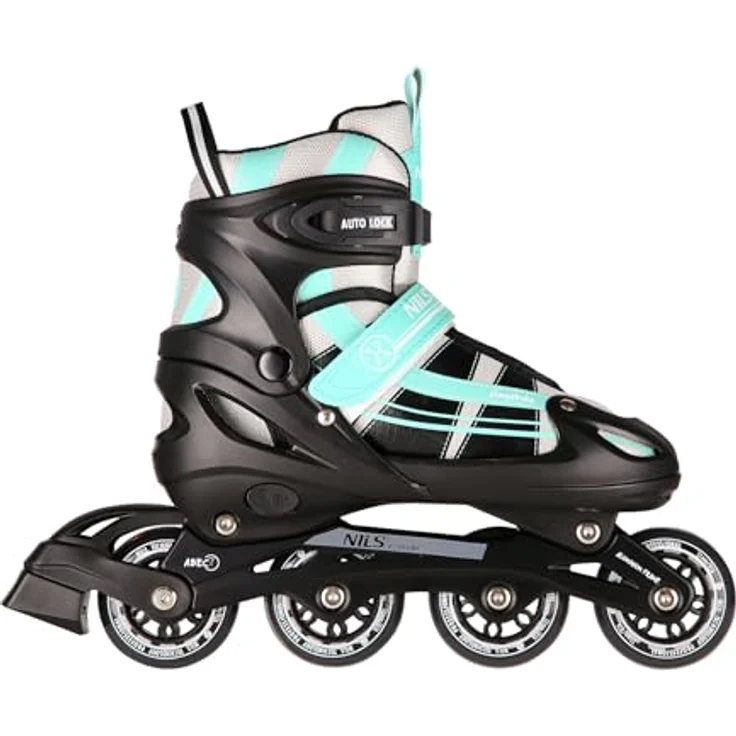 Nils Extreme 2-in-1 Schlittschuhe NH18366A, neuwertig, 3-fach größenverstellbar, blau – Bild 8