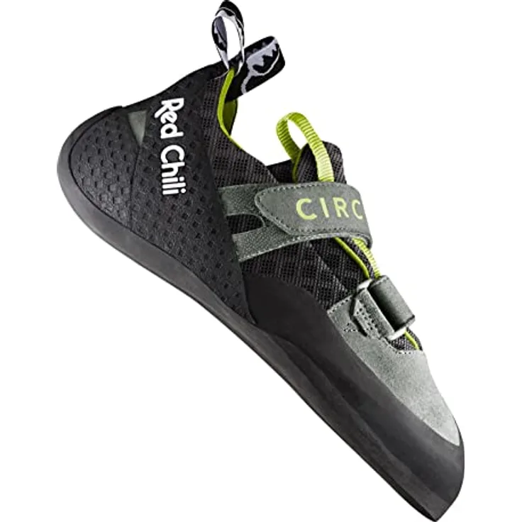 Red Chili Circuit LV II, Kletterschuhe Größe UK 5,5 mit zwei Klettverschlüssen und RC-SUPPORT Zwischensohle, seaweed
