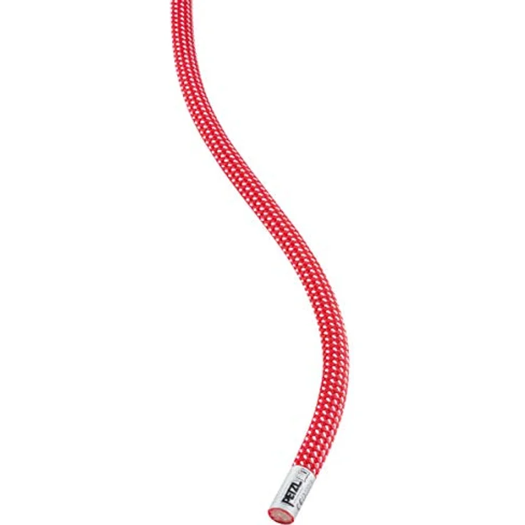 PETZL Arial, Einfachseil 9,5 mm mit Duratec-Dry-Imprägnierung für Sportklettern und Bergsteigen, rot, 60 m – Bild 2