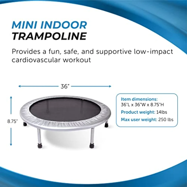 Stamina Zusammenklappbares Trampolin 91,44 cm – Bild 3