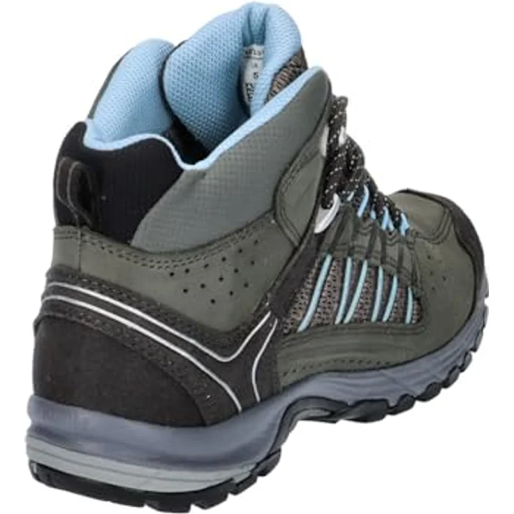 Meindl Damen Journey Mid GTX, Wanderschuh aus Nubukleder mit GORE-TEX® Futter, anthrazit/orange, Größe 43 – Bild 6