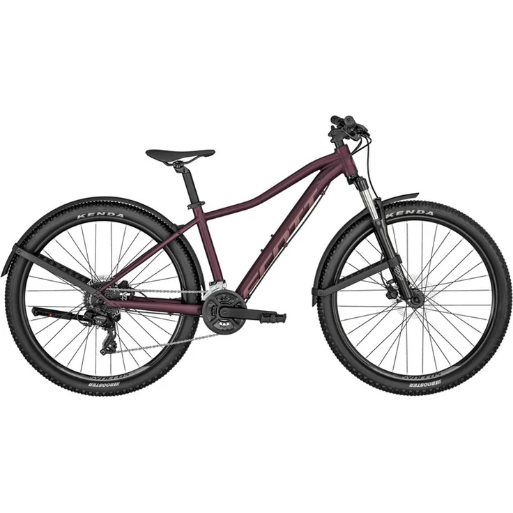 Scott Contessa Active 50 EQ, Hardtail-Mountainbike mit Aluminium-Rahmen, Suntour Gabel und 16 Gängen, lila, Größe M