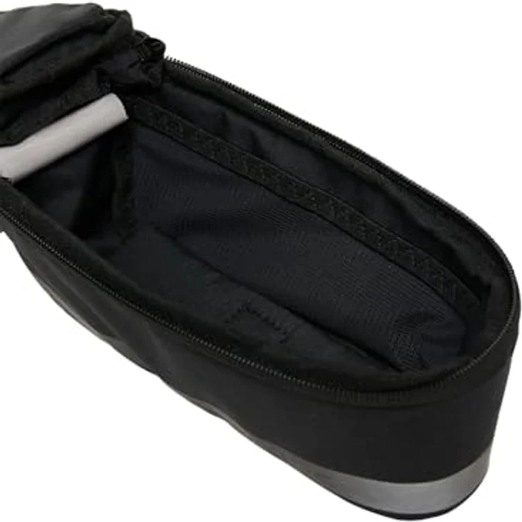 Vaude Velotasche Top Tube Phone Bag, Wasserdichte Rahmentasche mit 1 l Volumen, schnell montierbar, Reflexdruck – Bild 3