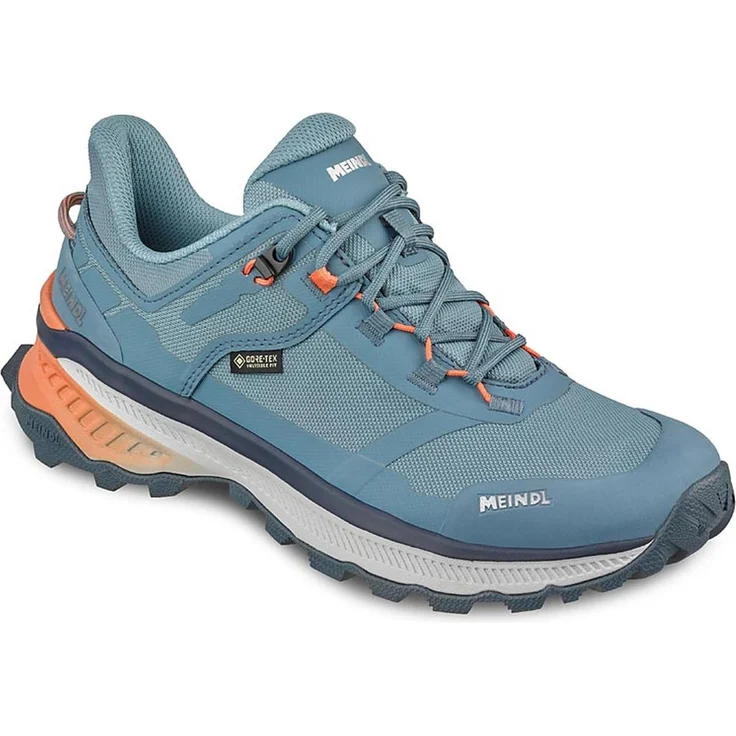 MEINDL Tahoma Lady GTX, Multifunktions-Wanderschuhe, wind- und wasserdicht, EISGRAU/ORANGE, Größe 41