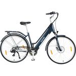 smartEC Trek-28D E-Bike Damen Trekking 250W Hinterradmotor Li-Ion-Akku 36V/13Ah Elektrofahrrad 28 Zoll Reichweite 90km bis 25 km/h Trekking City (Blau) - Effizientes Bremssystem, leistungsstarker Heckmotor, Rahmen-Akku, großes LCD-Display, Shimano-Gangschaltung - Preisvergleich
