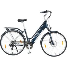 Bild für smartEC Trek-28D E-Bike Damen Trekking 250W Hinterradmotor Li-Ion-Akku 36V/13Ah Elektrofahrrad 28 Zoll Reichweite 90km bis 25 km/h Trekking City (Blau)