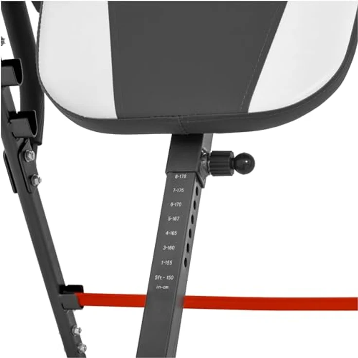 GORILLA SPORTS® Inversionsbank - Volle Vertikale Inversion 180°, Klappbar, Verstellbar, bis 110kg - Schwerkrafttrainer, Streckbank, Entlastung der Wirbelsäule, Inversionstisch, Rückentrainer - Preisvergleich – Bild 3