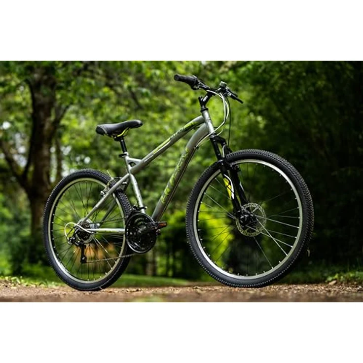 Huffy Extent Mountainbike 26", Matte Gunmetal, 18-Gang, präzise Bremsen für optimale Kontrolle – Bild 4