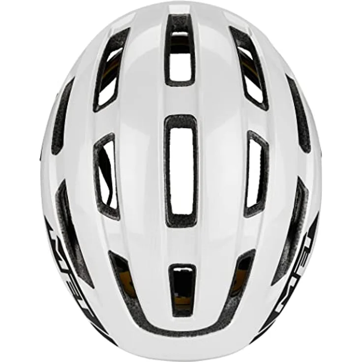 MET Miles MIPS Fahrradhelm, Weiß M-L, mit 360° Kopfband und 17 Belüftungsöffnungen für optimalen Komfort und Sicherheit beim E-Bike-Fahren – Bild 6