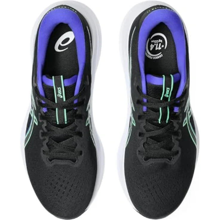 Asics Gel-Excite 11, Laufschuhe mit GEL™-Technologie und atmungsaktivem Obermaterial, 43.5/black-vital green – Bild 8