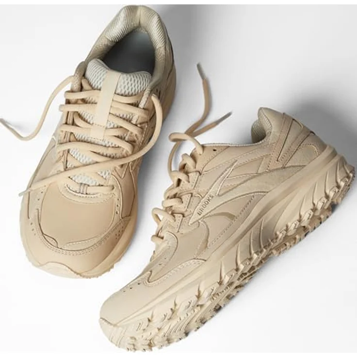 Brooks Zeal Walker, Trailrunningschuhe mit DNA-Zwischensohle, Angora/Coconut/Milk, Größe 41 – Bild 7
