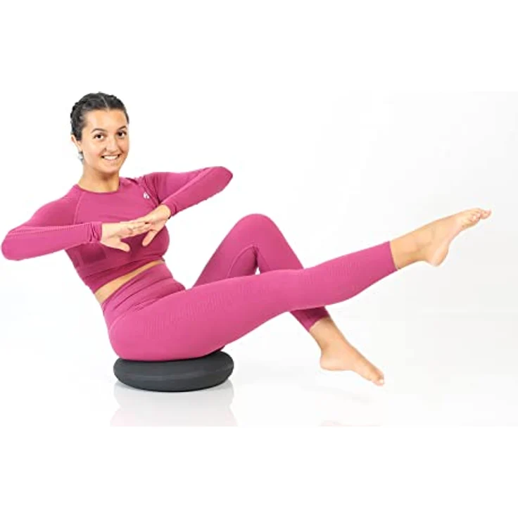 Togu Dynair Ballkissen, türkis, 33 cm - Luftgefülltes Balancekissen für starken Rücken und mehr Balance – Bild 3