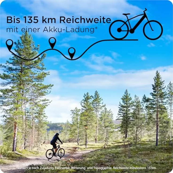 Zündapp E-Bike Mountainbike Z898, 10 Gang Kettenschaltung, Heckmotor, 540 Wh, Pedelec für Damen und Herren, 27,5 Zoll MTB – Bild 2