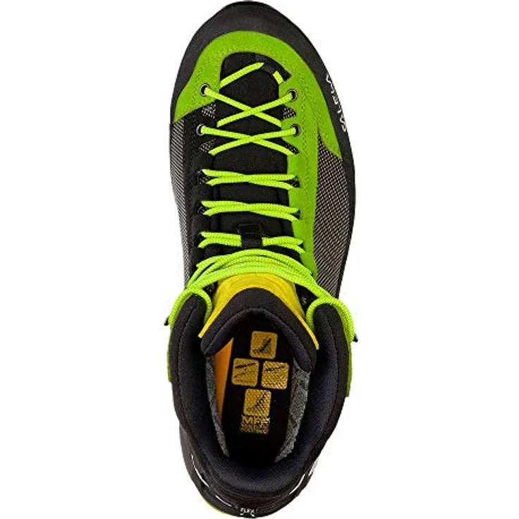 Salewa Crow GTX, Herren Wanderschuhe mit GORE-TEX, Vibram-Sohle, steigeisen-kompatibel, 43, Grün – Bild 2