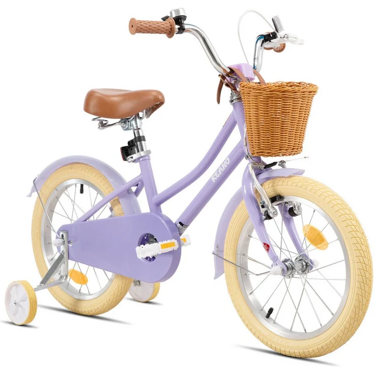 JOYSTAR Kinderfahrrad, stabiles Einsteigermodell mit Doppelbremssystem, abnehmbare Stützräder, mehrere Farben verfügbar