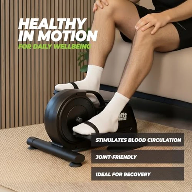 VirtuFit MB450 Elektrischer Bewegungstrainer, Pedaltrainer für Arme & Beine, 12 Geschwindigkeiten, 5 Trainingsprogramme, Display, kompakt & stabil – Bild 4