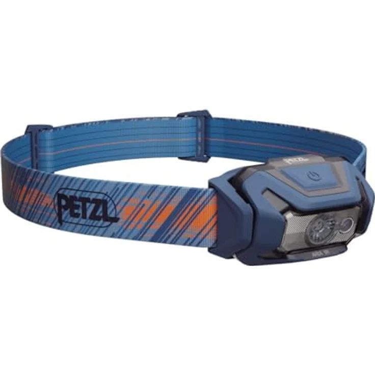 PETZL ARIA 1R RGB Stirnlampe, wiederaufladbare 475 Lumen mit rotem, grünem und blauem Lichtmodus, blau – Bild 1