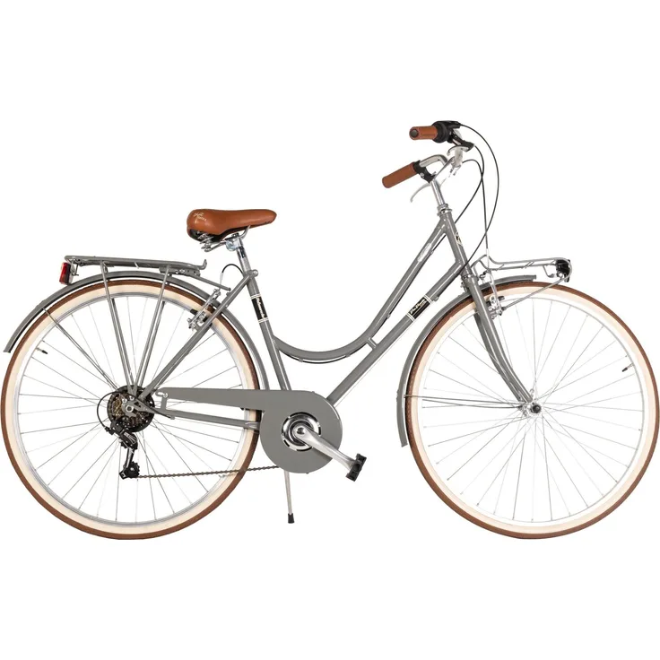 VENICE Retrobike 28 Zoll CONDORINO Lady, GRIGIO GALLANTE Cityrad mit 6-Gang Schaltung und V-Brakes