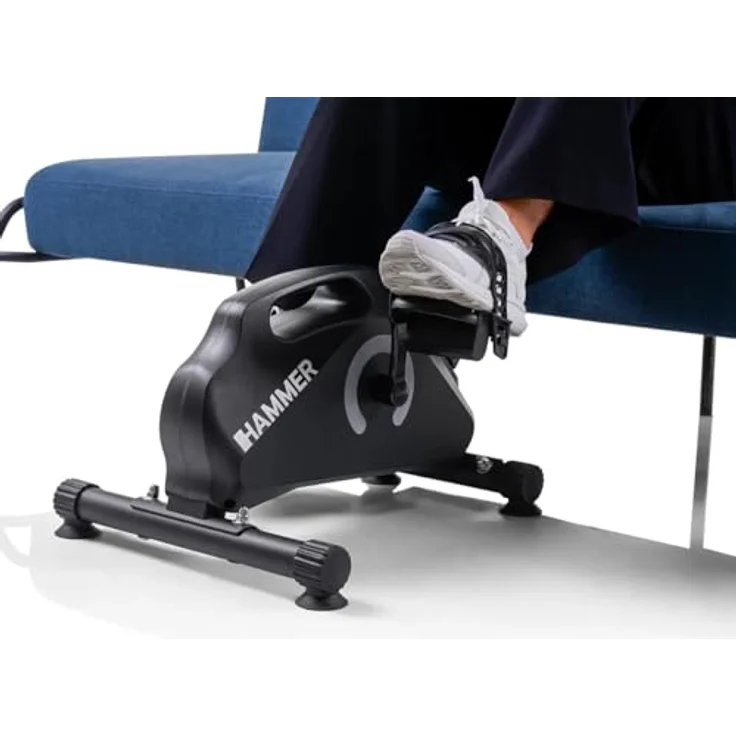 HAMMER Pedaltrainer Magnet, Arm und Beintrainer, Heimtrainer, Mini Fitnessbike für Zuhause, Sportgerät, Mini Bike, Bewegungstrainer für Senioren, Fitnessgerät für Büro – Bild 4