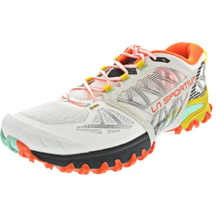 La Sportiva Bushido III 2024, Trail-Laufschuhe für Herren, hellgrau/bunt, mit FriXion® Red Bi-Compound Sohle und atmungsaktivem Air-Mesh-Obermaterial – Bild 6