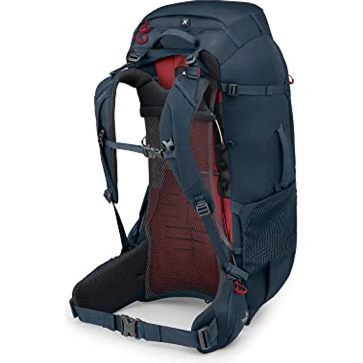 Osprey Farpoint Trek 55 Herren Rucksack (1 Stück), belüftetes Airspeed-Trampolin-Rückensystem – Bild 3