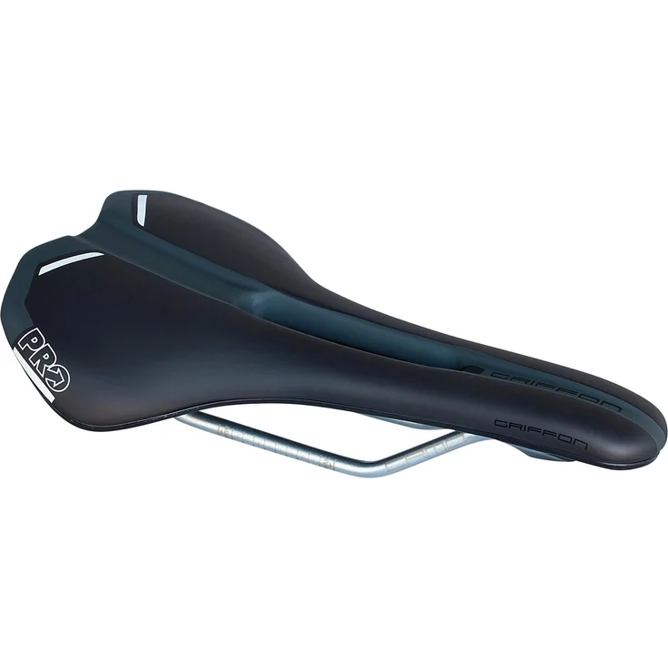 PRO Bike Gear Griffon Crmo Velosattel, anatomische Aussparung, Nylonbasis, 142/152 mm, schwarz