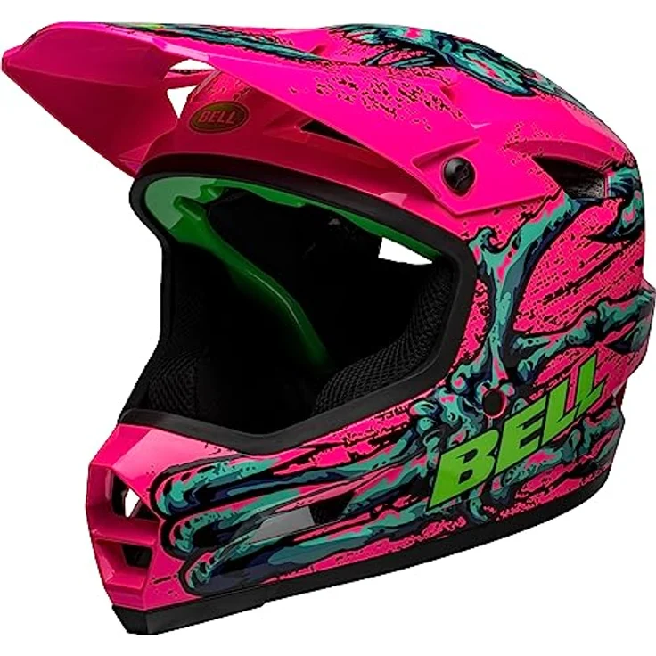 Bell Sanction 2 DLX Mips Ltd, Leichter Downhillhelm mit 14 Belüftungsöffnungen, antimikrobiellem Innenfutter, rosa, Größe L – Bild 3
