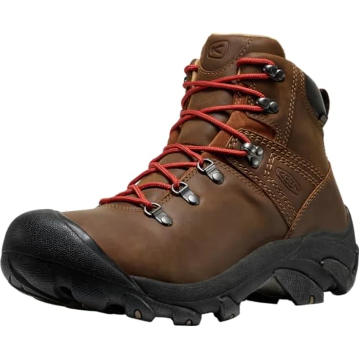 Keen Pyrenees, Damen Wanderschuhe, wasserdichtes Nubukleder, S3-Technologie, braun, Größe 38.5 – Bild 1