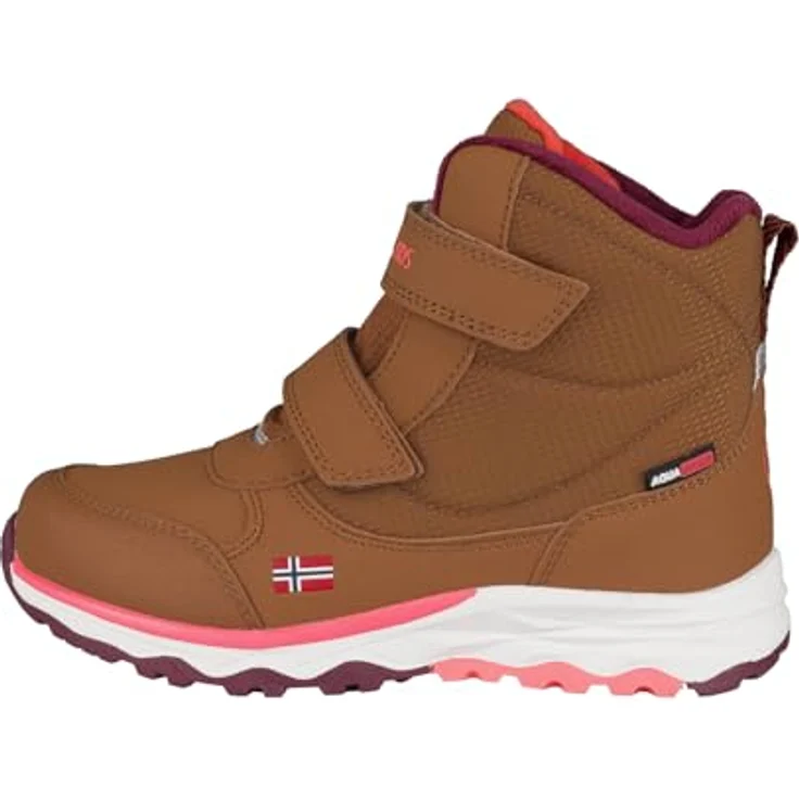TROLLKIDS Hafjell Wanderschuh, wasserdicht, warm mit Fleece-Futter, Klettverschluss, robust – Bild 1