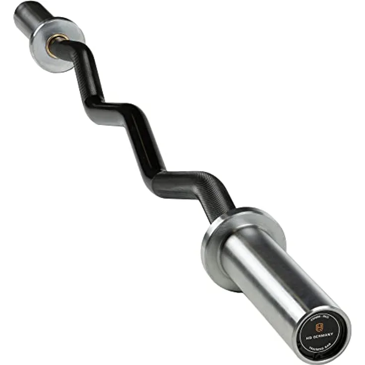HQ Germany® SZ Stangen 50mm | 3 Varianten | Super-Curve/Performance/Training, Zubehör:- ohne Verschluss, Typ:Training